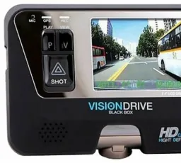 Отзыв на Видеорегистратор Visiondrive VD-8000HDS 2 CH: качественный, старый, внешний, полезный