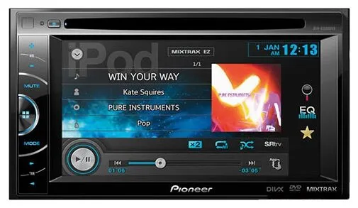 Автомагнитола Pioneer AVH-X1500DVD, количество отзывов: 10