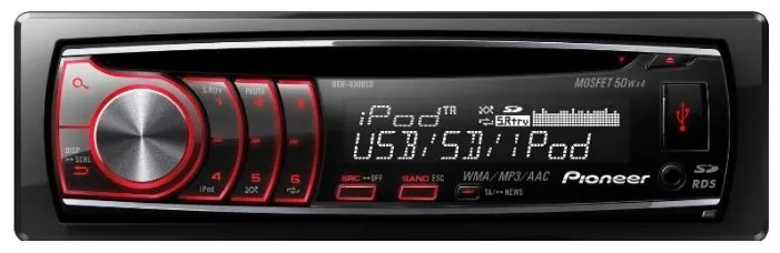 Автомагнитола Pioneer DEH-6300SD, количество отзывов: 10