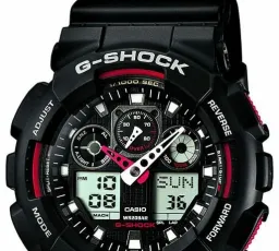 Отзыв на Наручные часы CASIO GA-100-1A4: качественный, хороший, лёгкий, красный